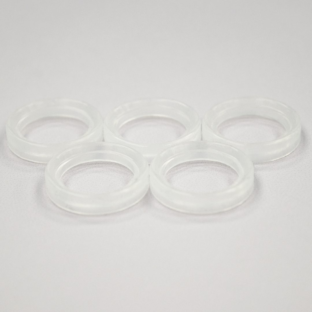 Gaskets_Web05 3/4 inch platinum cured silicone sanitary gaskets